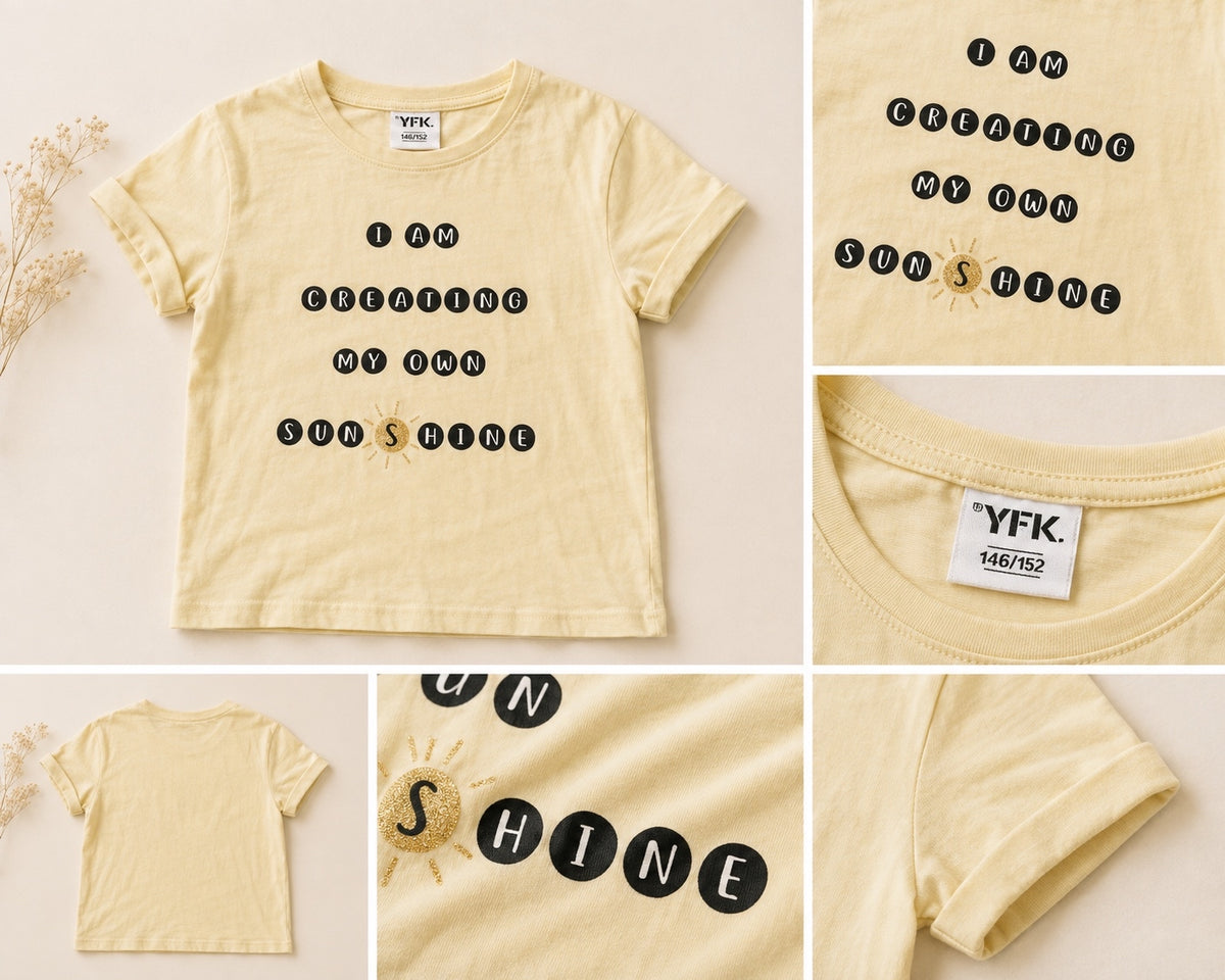 T-shirt ''I am creating my own sunshine