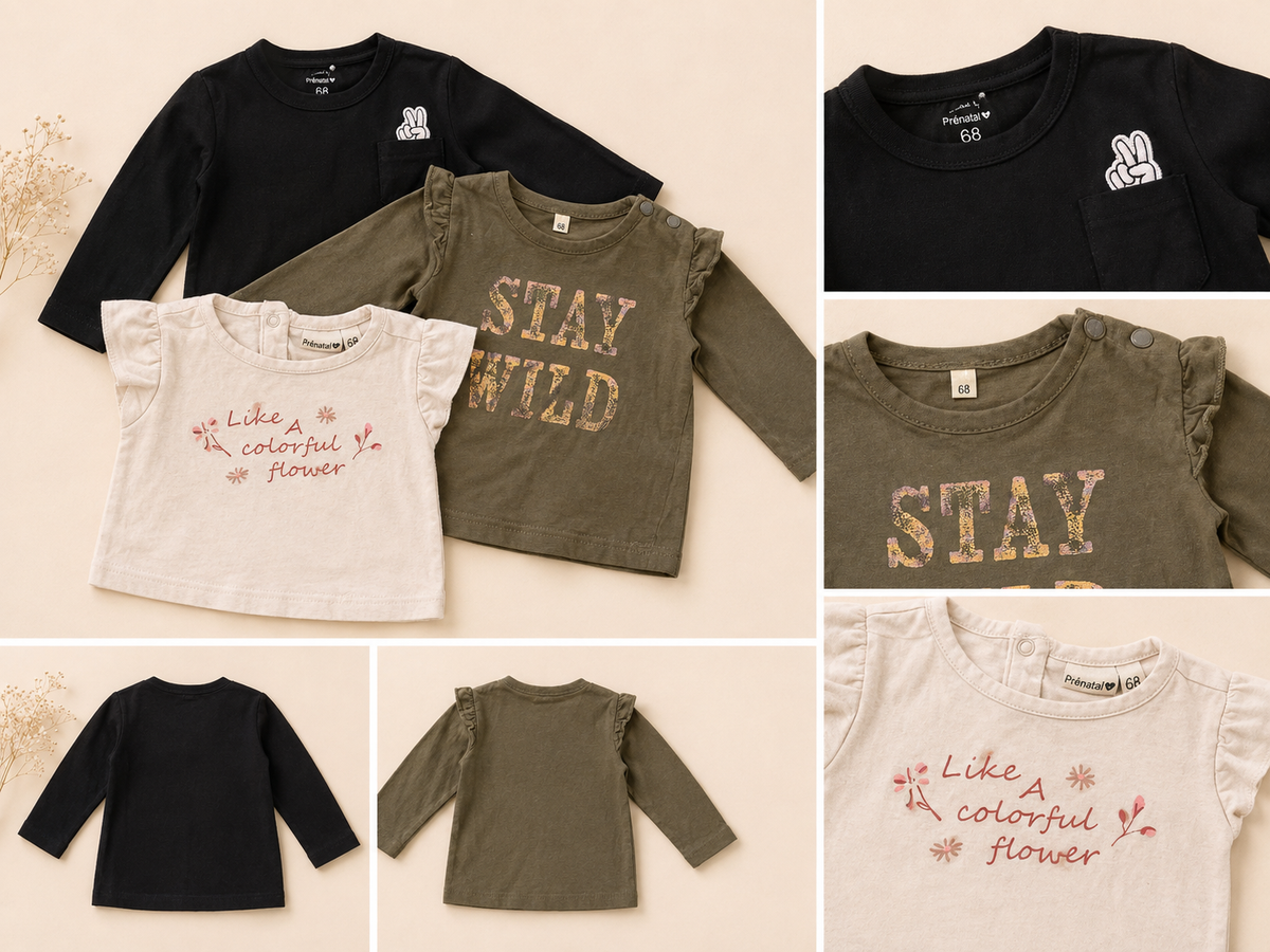 🖤 Setje van 3 shirts